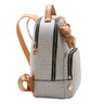 Bolsa Mochila Chenson Mini Monograma CG83611 - Bege - 2