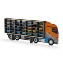 Ver imagem 2 de Estante Porta Carrinhos 35 Miniaturas MDF Caminhao Organizador Expositor Colecionador Quarto Parede
