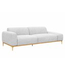 Ver imagem 1 de Sofá de Canto Unne 2 Lugares 180cm Cinza Boucle Terminal Esquerdo Sofá Home