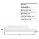 Ver imagem 7 de Sofá de Canto Unne 2 Lugares 180cm Cinza Boucle Terminal Esquerdo Sofá Home