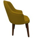 Ver imagem 4 de Kit 4 Cadeiras Decorativa Lara Suede Mostarda - Dominic Decor