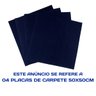 Placa Carpete Autocolante Azul Marinho 50x50cm 4mm - Caixa com 1m² - 3