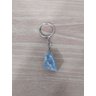 Chaveiro de Pedra Quartzo Azul Bruto Promover a Cura - 3