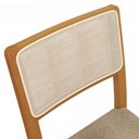 Ver imagem 5 de Conjunto Sala de Jantar Madeira Maciça 4 Cadeiras Fendi/bege