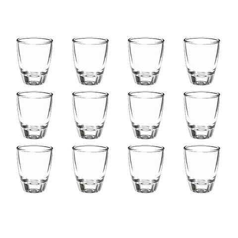 12 Copos de Dose/Shot Tequila Paraty LotusGlass 30ml
