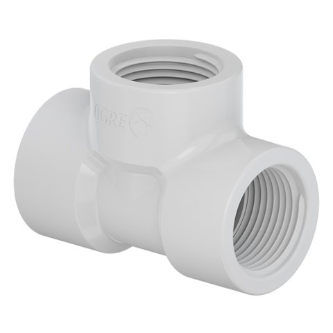 Tê Branco Rosca 1.1/2" - 20191945