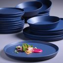 Ver imagem 5 de Prato Sobremesa Azul Boreal Neo Stoneware Porto Brasil Hyggie