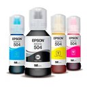 Ver imagem 1 de Kit 4 Cores Tinta 504 T504 Epson Original para L4150 L4160 L4260 L6161 L6191 L6270