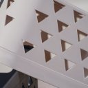 Ver imagem 3 de Caixa Organizadora Triângulos 4,7l Bege