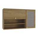 Ver imagem 1 de Armário Aéreo Cozinha Botanic 120cm 02 Portas M635 Kappesberg - Nogueira