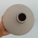 Ver imagem 4 de Vaso Tongass Decorativo Cachepô Enfeite 22x19x19cm Cerâmica Cinza