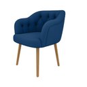 Ver imagem 2 de Poltrona Decorativa Bella Just Time – Veludo