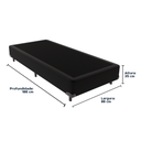 Ver imagem 3 de Cama Box Solteiro 88x188 Preto