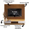 Painel Paris para Tv até 70 Polegadas com Gavetas - Lukaliam Móveis - 2