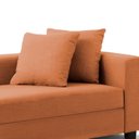 Ver imagem 2 de Recamier Divã Aspen 1,40m Veludo Terracota - Inova Decorações