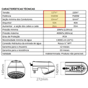Ver imagem 7 de Ducha Eletrônica Preta E-Soft 127v 5500w Enerbras