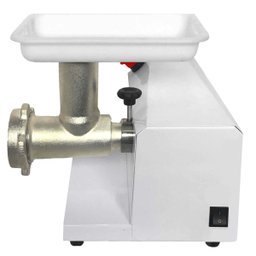 Moedor e Extrusor Elétrico para Carne e Embutidos Profissional Bivolt Saro Branco - 5