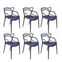 Ver imagem 1 de Kit 6 Cadeiras Allegra Azul