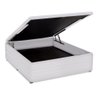 Base box casal bau corino branco 40x138x188cm Ortobom - 1