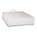 Ver imagem 2 de Base box casal bau corino branco 40x138x188cm Ortobom