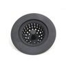 Ralo para Pia em Silicone Preto D6461-pt - 1