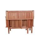 Ver imagem 4 de Conjunto Prático Dobrável Veneza com 4 Cadeiras Madeira Maciça