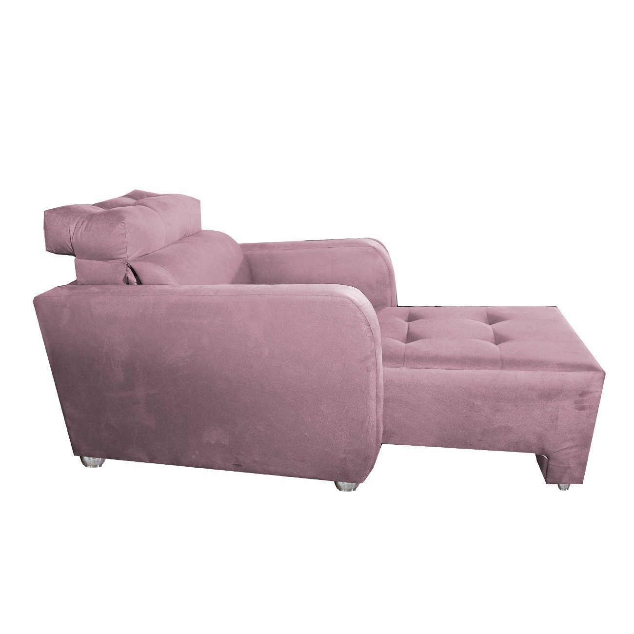 Poltrona Reclinavel Sala De Estar Amamentação Safira Rose - 2