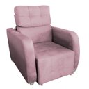 Ver imagem 3 de Poltrona Reclinavel Sala De Estar Amamentação Safira Rose