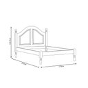 Ver imagem 4 de Cama de Casal Pés Torneados Queen Size Madeira Maciça Naipe Freijó - G74 - Gran Belo