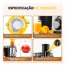 Centrifuga Alimentos Extrator Elétrico Juicer Sucos Frutas 220v - 3