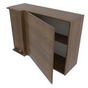 Ver imagem 4 de Armário Aéreo de Canto Madesa Glamy 1 Porta Rustic Cor:Rustic
