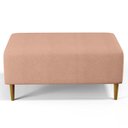 Ver imagem 6 de Puff Decorativo Sala de Estar Cléo W01 Pés Palito 90 cm - Lyam Decor Cléo Pés Palito Linho Rosê