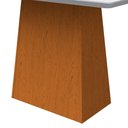 Ver imagem 3 de Mesa De Jantar Tampo Vidro Bella 120 Cm Off White Base Ypê