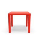 Ver imagem 2 de Mesa Niala Quadrada Vermelha 80cm em Polipropileno Plaxmetal