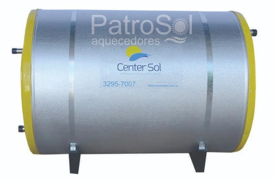 Boiler para Aquecedor Solar 300 Litros Baixa Pressão Inox 304 Nível/desnível - 8