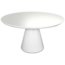 Ver imagem 1 de Mesa de Jantar Cone 120 cm Laqueada Personal Decor Mesa de Jantar Cone Redonda Branco