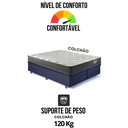 Ver mais imagens de Base Box Baú King 193x203 Suede com Colchão Adapto Molas Ensacadas