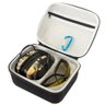 Combo proteção tiro esportivo: Abafador eletrônico + Óculos de proteção + Case estojo para - 1