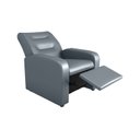 Ver imagem 6 de Poltrona Reclinável Classic Sintético Cinza F-296