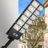 Luminaria Solar Refletor 360 Leds Poste Iluminaçao Sensor Proximidade Movimento Detecta Presença Seg - 4