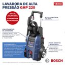 Ver mais imagens de Lavadora de Alta Pressão Bosch Ghp 220 2200 Psi 220v