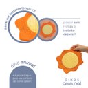 Ver imagem 4 de Brinquedo Pelúcia Frisbee Sol para Cães com Som - Oikos Animal