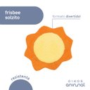 Ver imagem 3 de Brinquedo Pelúcia Frisbee Sol para Cães com Som - Oikos Animal