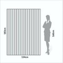Ver imagem 2 de Painel Decorativo Minimalista Ripado MDF 134cm Móvel na Caixa
