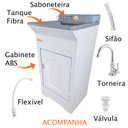 Ver imagem 7 de Gabinete em Plástico Abs com Tanque Fibra 20l e Torneira de Mesa