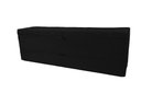 Ver imagem 1 de Recamier Puff Baú Sapateira com Gaveta 1,58 Cm para Cama Box Queen Size - Preto