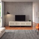 Ver imagem 1 de Rack Arco 188 cm Porta Sextavada Incolar Luna