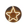 Estrela Led Neon Decoração De Natal 30 Cm - Estrela Neon - Estrela natal - 220v Branco Quente - 3