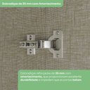 Ver imagem 7 de Guarda Roupa Modulado 1 Porta 241x40 Cm Seletto Areia Jequitiba Henn