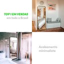 Ver imagem 6 de Espelho Retangular 150x50 Design Orgânico com Moldura em Couro Ecológico para Sala Quarto Banheiro